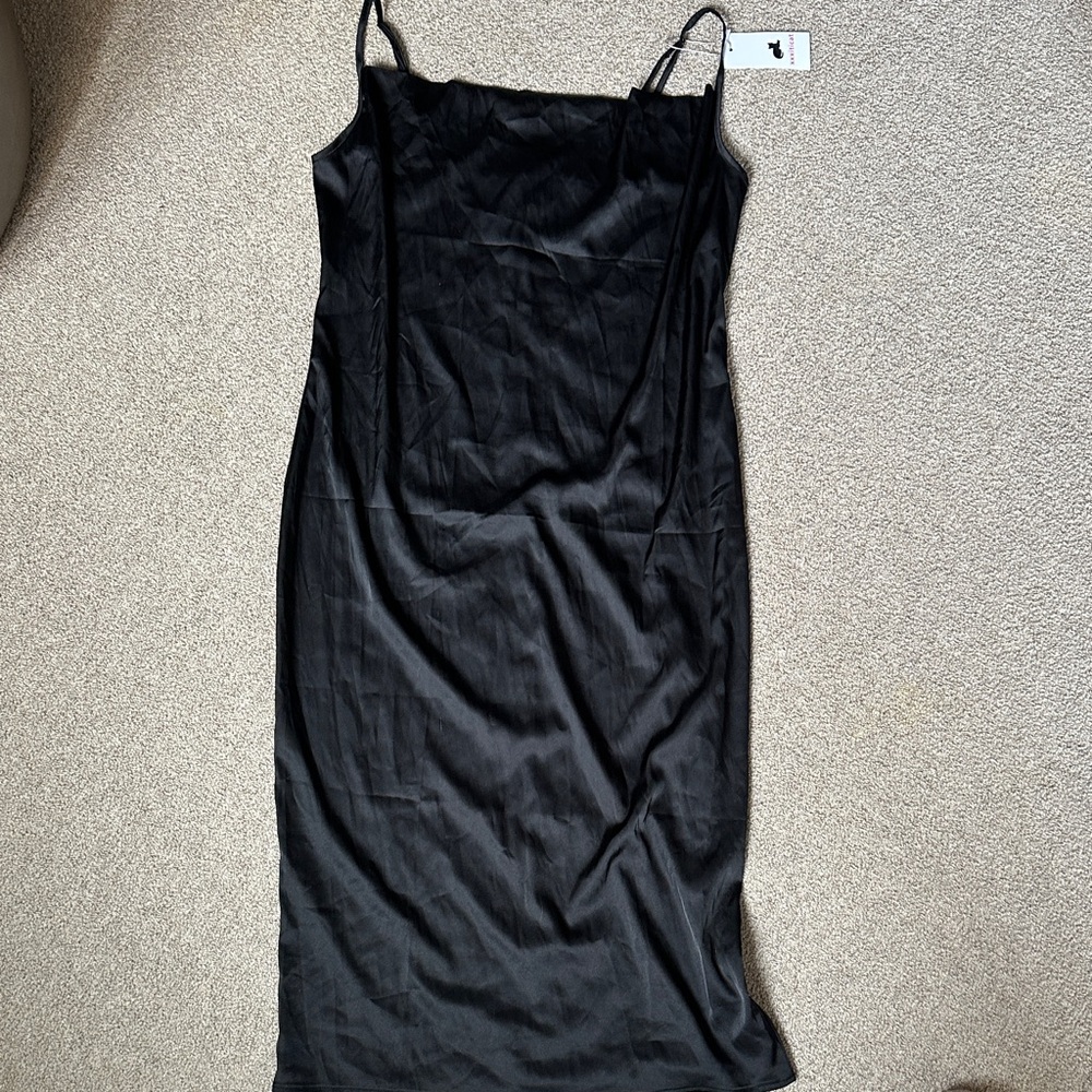 Elegant Black Slip Dress